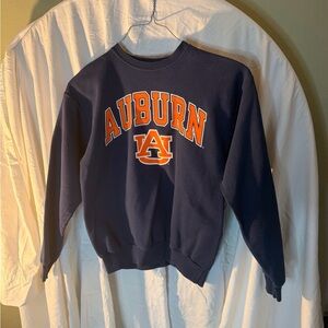 Fanatics Navy and Orange Crewneck Sweater